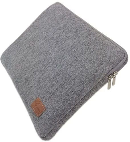 Venetto Tasche für 13,3 Zoll MacBook Air/Pro Retina /12,9 Zoll iPad Pro, Microsoft Surface, Laptop, Notebbok, Filz, Hülle Ultrabook Filztasche, Schutzhülle (Grau)