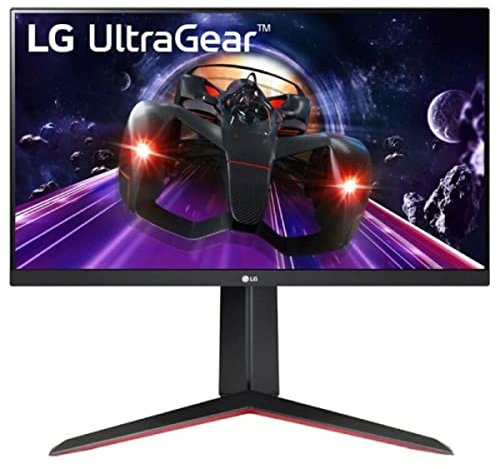 LG Electronics 24GN650-B Ultragear Moniteur Gaming - IPS 1ms GtG 144Hz, Format 16:9, résolution FHD 1920 x 1080, HDR 10, sRGB 99 pourcent (AMD Freesync Premium) Noir et Rouge, 24