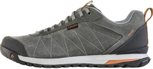 Oboz Men's Bozeman Low Leather Hiking Shoe, Charcoal, 11.5 Wide