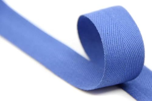 15mm | 5m Köperband | Nahtband | Farbauswahl I 78% Baumwolle | (blau)