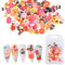 3D Nail Art Charms,50PCS Ice Cream Donuts Strawberry Heart Shape Nail Slime,Resin Sweet Candy Flatback Nail Charms Nail Accesories for DIY Nail Art Design Crafts