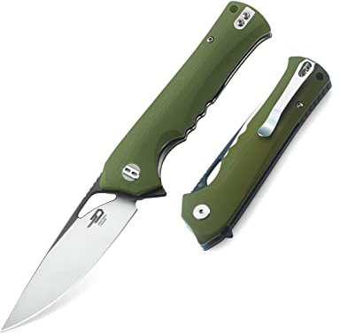 Mr. Blade Bestech Muskie Taschenmesser Jungle Green aus D2 Stahl