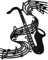 CREATCABIN Musik-Saxophon Wandkunst Metall Vintage Violinschlüssel Wanddekoration Musikinstrumente Hängeskulptur Für Zuhause Schlafzimmer Küche Garten Einweihungsgeschenk Weihnachtsdekoration 30x24cm