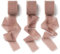 AOKSUNOVA Schleifenband Chiffon Altrosa 2,5cm Geschenkband Hochzeit Chiffonband Stoffband