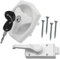 CR-MOESANCO® Serratura per porta caravan o camper con cilindro e due chiavi (bianco)