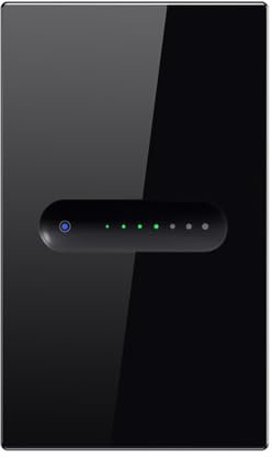 Wsidrnty Tuya WiFi Smart Dimmer Switch Dimmer Light Switch Touch Panel APP Remote Control 1 Gang Works with Alexa Home Glass+Plastic,B
