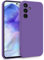 MyGadget Cover per Samsung Galaxy A55 5G - Custodia in Silicone Morbido a Doppio Strato – Case con Protezione Fotocamera & Fodera Interna Antigraffio - Viola
