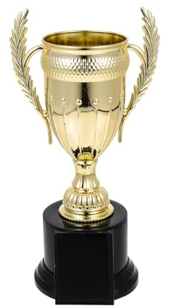 BESPORTBLE Kindertrophäe Mini Gold Award Trophy Cup Wettbewerbstrophäe Goldene Pokaltrophäen Fußbälle Für Traxk Cricket-trophäe Spieltrophäe Individuelle Trophäengravur Vase Büro Fußball PVC