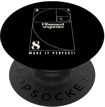 Perfekte Präzision: Fibonacci Inspiration PopSockets mit austauschbarem PopGrip
