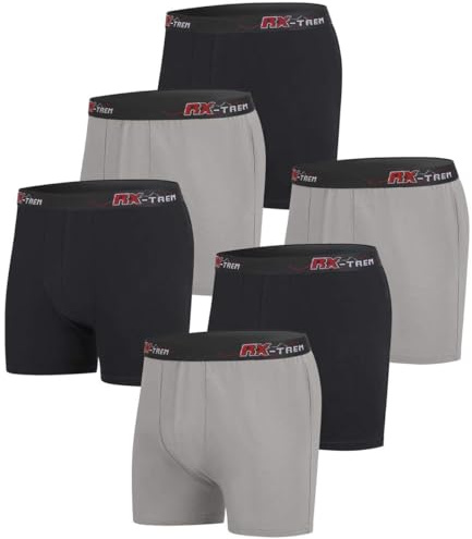 ATLAS FOR MEN - Pack einfarbige Boxershorts Herren - Herren Unterhosen - In großen Größen erhältlich