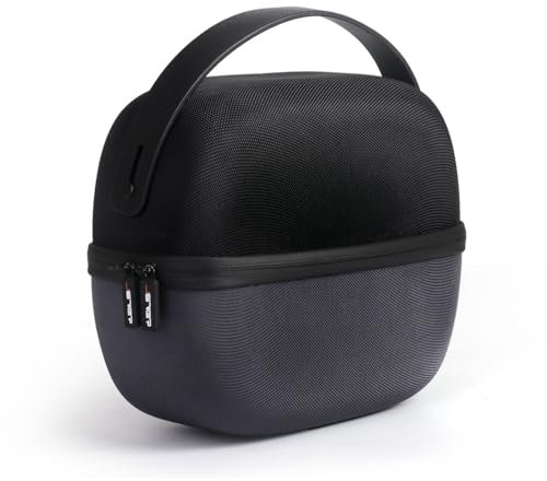 JSVER Tragetasche Kompatibel mit Oculus/Meta Quest 3/Vision Pro/Quest 2(Nicht für jeden Elite Strap),Tasche für Meta Quest 3/2,VR Headset Case für Gamepad Controller -Schwarz