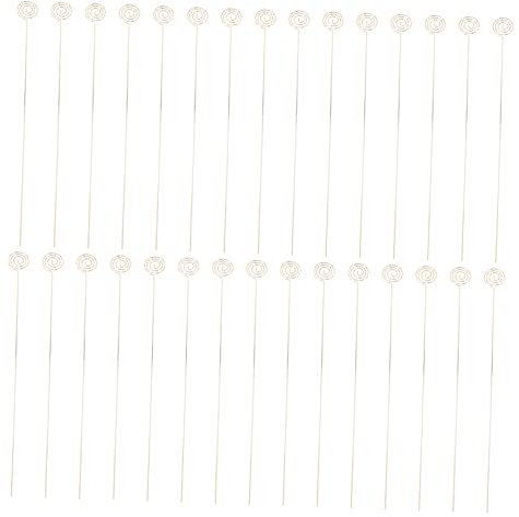 KITANDOVE 30pièces Porte- Floraux Avec Clip Fil Supports De Table Décoratifs Pour Mariage Anniversaire Et Événements Spéciaux