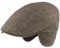Breiter Herren Winter Schiebermütze mit Ohrenklappen Flatcap Schirmmütze 100% Wolle mit ausklappbarem Ohrenschutz Mütze 63