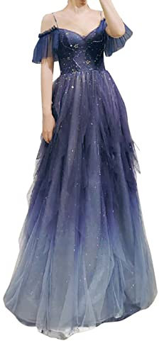 Abendkleid Damen Vintage Festkleid Hohe Taille Brautjungfer Kleider Glitzer Braut Chic Kleid Mit Schlitz Abendkleid Pailletten Einfarbig Etuikleid Silvester Formell Glänzend, blau, XS