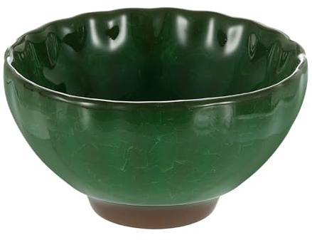 QUARKZMAN Japanische Matcha-Schale 4,23 Unzen Traditionelles Gong Fu Tee-Set Keramik Mate Teetasse Japanische Grifffreie Große Porzellan-chale für Tee Matcha Grüner, Grün
