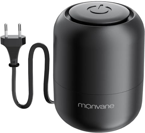 MONVANE Bomba de Aire Eléctrica para Bolsas de Vacío, 220 V 40 W, Bomba de Vacío para Bolsas Comprimidas, Bomba de Aire Portátil para Bolsas de Vacío, Ideal para Viajes