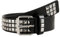 Funngy Cintura Borchie,Cintura con Borchie a Piramide Punk Rock Y2K Cinturas in Pelle PU Nero con Rivetti Metallici per Jeans Unisex Donna Uomo Stile Goth e Grunge Regolabile Comoda e Resistente