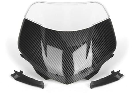 FEILIVCI Ersatzteile Für Triumph Für Street Triple 765RS 765 RS Moto2 2023 Motorrad Frontscheibe Windschutzscheibe Visier Schild Spoiler Deflektor Modifikationsteile(E)