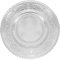 USOHJZ Set D'Assiettes à Dessert Lot de 2 Assiettes à Dessert Vintage en Verre Transparent gaufré, Assiettes à dîner exquises for Le thé et Les collations