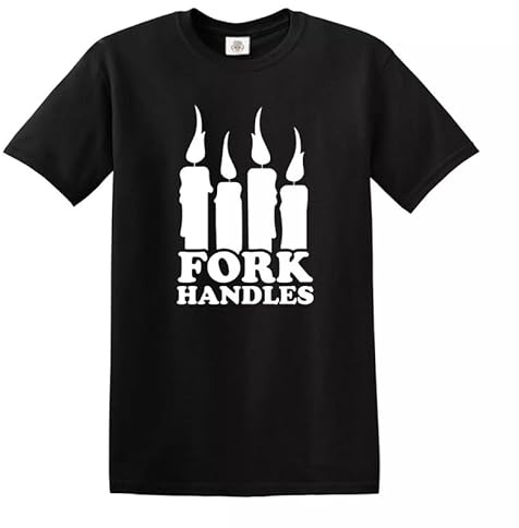 Darkwear Fork Handles OR Four Candles Funny Men's T-Shirt Top Tee