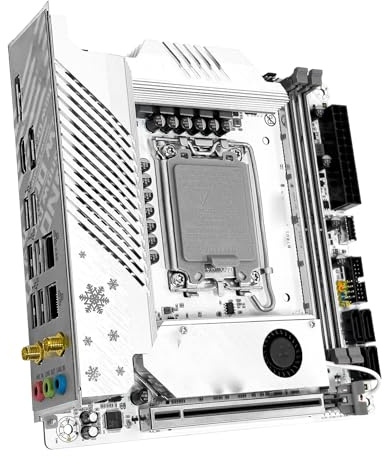 Motherboard Fit For JGINYUE B760i Scheda Madre LGA 1700 Supporto Intel Core i3/i5/i7/i9 12th 13th DDR4 Memoria Desktop itx B760i-Snow Dream