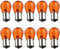 Branded Long Lasting Replacement Bulbs for Cars, Vans, Vehicles - PACK OF 10 (581 12V 21W BAU15S | Indicator Bulbs)