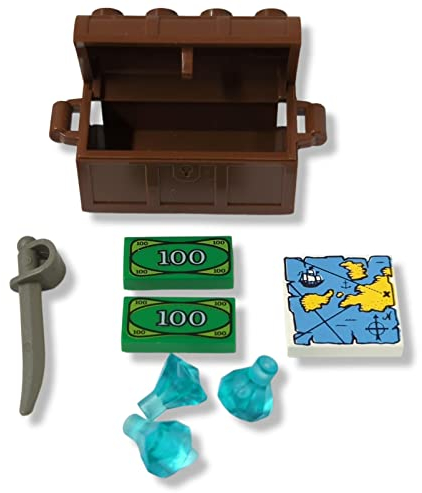 Lego Piraten-Abenteuer-Schatztruhe mit Schatz (locker)