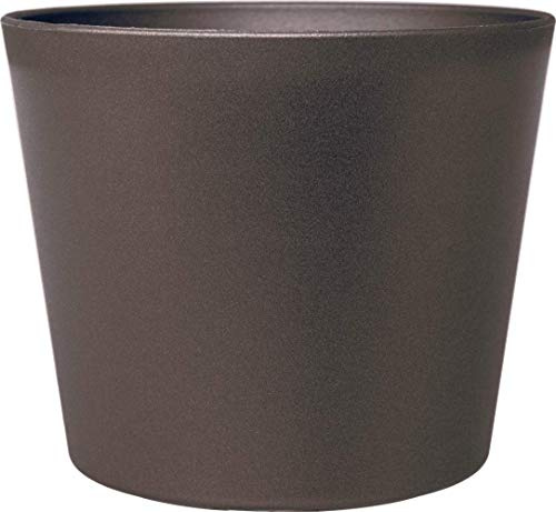Leni Übertopf Flori 24 Ø 24 cm x 22 cm Dunkelsilber