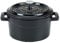 Pentole Agnelli Linea Ghisa COGHSRP10414S Slowcook Cacerola, 14 cm, 0,8 l, Negro, Hierro Fundido, Nero Lucido