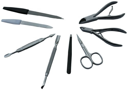 Manicure, Pedicure Chiropody Ingrown Toenail Clipper Podiatry Podiatrist Kit 4 Piece with Nail Files