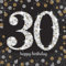 Adult Gold Celebration 30th Luncheon Napkins
