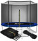 Ultrapower Sports Ersatz-Sicherheitsnetz für Trampolin mit 6/8 geraden Stangen und runden Rahmentrampolinen (Netz), 4,3 m Trampolin-Rahmengröße., 14ft Trampoline Frame Size