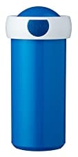 Mepal - Gourde Campus - Gobelet pour Boire - Gourde Étanche pour Enfants - Tasse pour Boire Réutilisable - Sans BPA et Lavable au Lave-Vaisselle - 300 ml - Blue