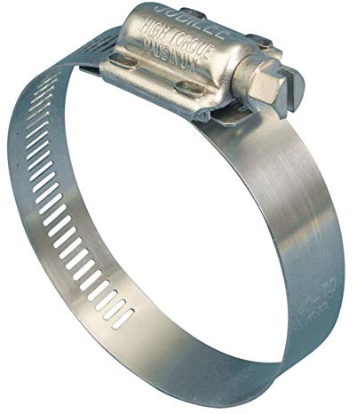 Jubilee Genuine Clips Stainless Steel High Torque Hose Clamp Marine Grade Diameter from 130mm to 160mm