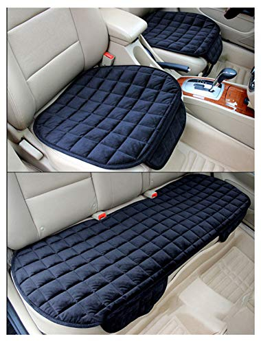 HotYou Auto Sitzkissen Kissen - Bambuskohle Atmungsaktiv Auto Sitzkissen Kissen,Schwarz,Rücksitz * 1 Pic