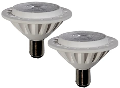 LED Ar70 Ba15d Proyector 7w Ac Dc 12v Base 3000k Blanco CáLido Reflector De Luz HalóGeno 60w Bombillas De Repuesto Interior Exterior Oficina En El Hogar Tracklight 38 ° Haz,12V 3000K,2 Paquetes