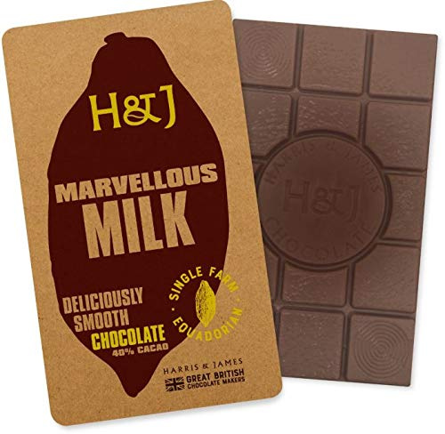 Harris and James Chocolates Marvellous Milk - single farm 40% 86 g