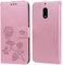 Cover per Nokia 6 Custodia,Carta Fessura, Supporto Stand,Silicone TPU,Flip Protettiva Case per Nokia 6(5.5)