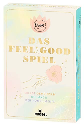 moses. Das Feel Good Spiel – Kompliment-Spiel mit Wohlfühlfaktor, Geschenkidee für Frauen und Beste Freundinnen, Kartenspiel für Positive Vibes, ab 8 Jahren