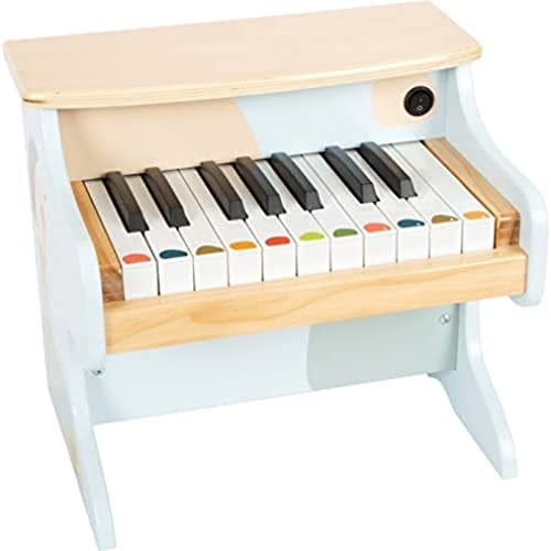 small foot Klavier Groovy Beats aus Holz, für die musikalische Früherziehung, inkl. Notenblatt, ab 3 Jahren, 12256