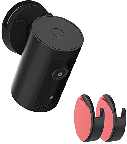 HOLACA Selbstklebende Kamera Halterung für Ring-Innenkamera (Indoor Cam), kein Werkzeug erforderlich, Bohren, Starke Klebebefestigung (schwarz)