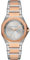 Armani Exchange Orologio per donna, movimento a tre lancette, orologio in acciaio inossidabile con cassa da 34 mm, Argento/Oro Rosa (2T Silver/Rose)