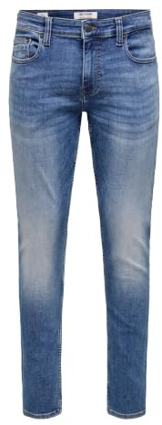 Only & Sons Herren Male Onsloom Niedrige Taille Slim-fit-Jeans
