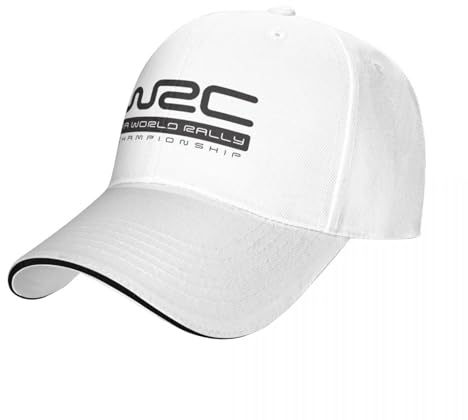 CanKan Basecap WRC Rallye-Weltmeisterschaft Logo Schwarze Kappe Baseballkappe Sportkappen Strandausflug Luxus Frau Hut Herren