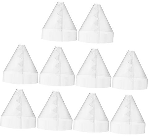 Homoyoyo Housse de Protection pour Plantes en Pet Le Gel Froid 10 Pièces, Blanche pour Plantes de Jardin en Hiver