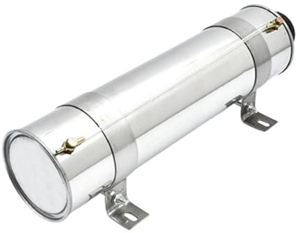 Okiyakusama Edelstahl-Kraftstofftank, Benzinkanister für Auto, SUV, LKW, Kraftstofftankkanister, tragbar, für Standheizung, Dieselmotoren, Öltank, 7 l