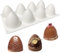 duoyif Moule En Silicone Demi Sphere Ø56mm 8 Cavités Moule à Chocolat Demi-œuf, Moule Silicone Patisserie Oeufs, Moule Demi-œuf Pour Mousse à Dôme Chocolat Gâteaux (8Cavités Ø56mm)