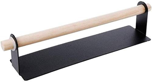 Porta rotolo di carta igienica a parete, porta carta igienica, porta carta igien igienica autoadesivo, porta asciugamani, porta asciugamani di carta, mobiletto pensile, cucina (colore: nero)