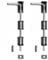 [FIXINGS DIRECT] Heavy Duty Garden Gate Drop Bolt/Garage Door Drop Bolts Dual Galvanized Coated for Corrosion Resistance Garage Door Bolt (1x (375mm))