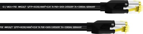 CORDIAL - Cat7A RJ45 Network Cable 20 m HIROSE Plug - ECL CSE20HH7A-PUR